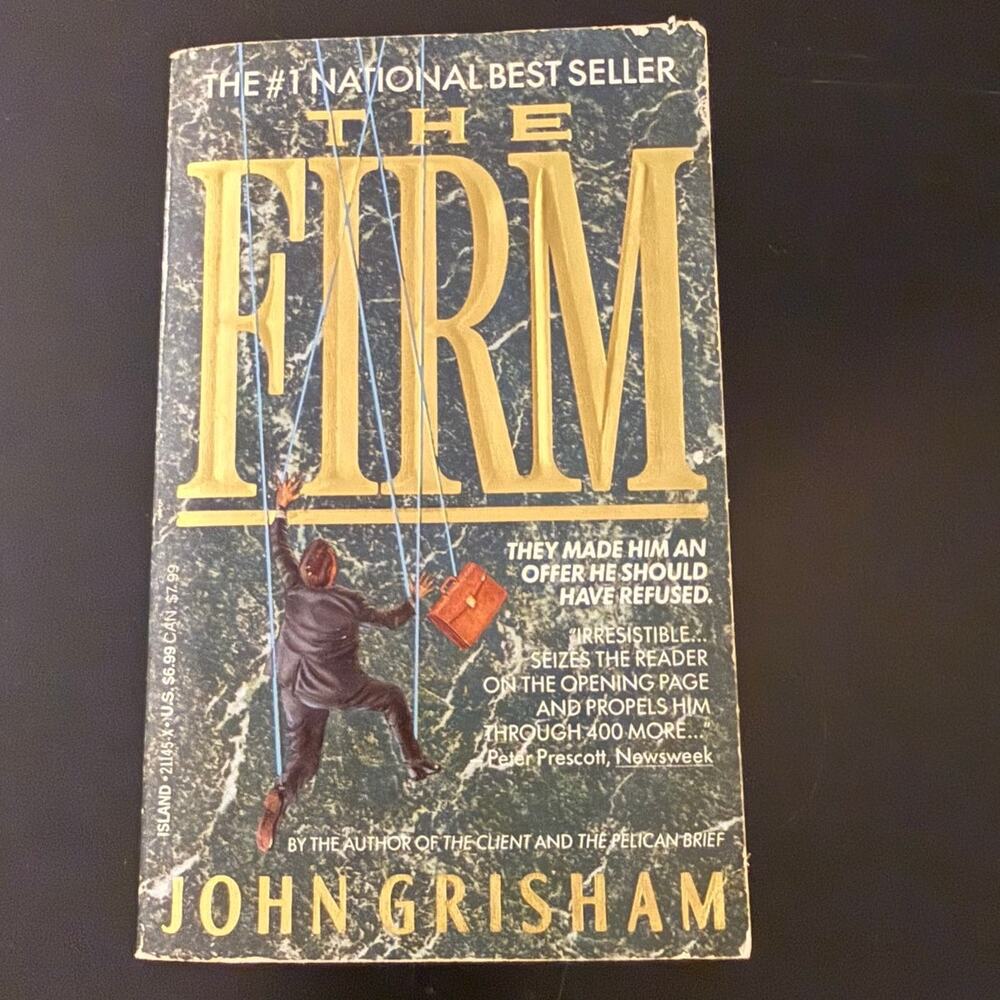 The Firm by John Grisham Paperback Fiction Legal Thriller Novel